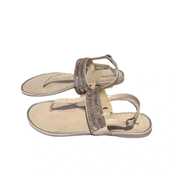 Aldo women beige sandals - Picture 4 of 6